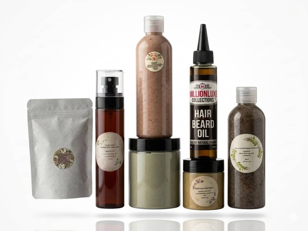 Ayurvedic Hair Care Bundle – 7 Pieces